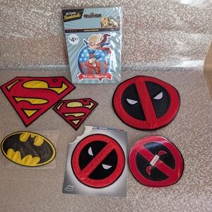 Superhero Logo Patches Set